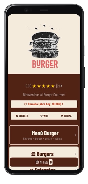 burger carta digital
